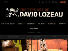 Tablet Screenshot of davidlozeau.com